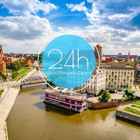 Great Polonia River Boat Apartments Wrocław Exteriör bild