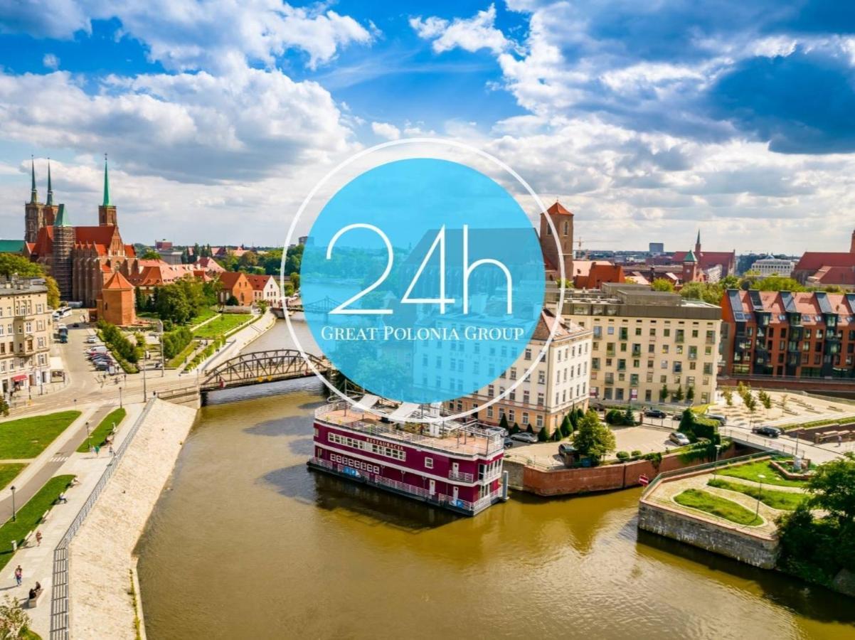 Great Polonia River Boat Apartments Wrocław Exteriör bild