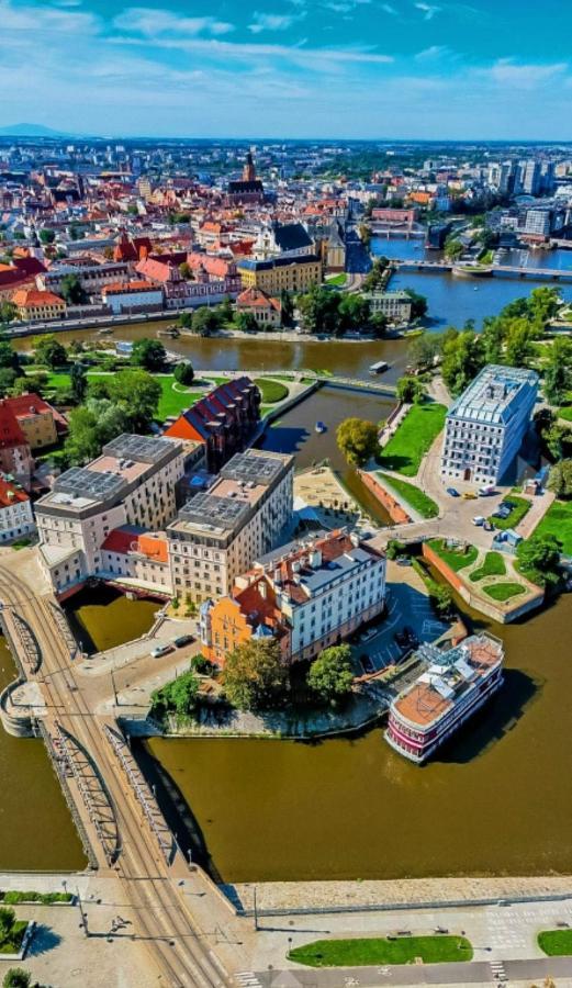 Great Polonia River Boat Apartments Wrocław Exteriör bild