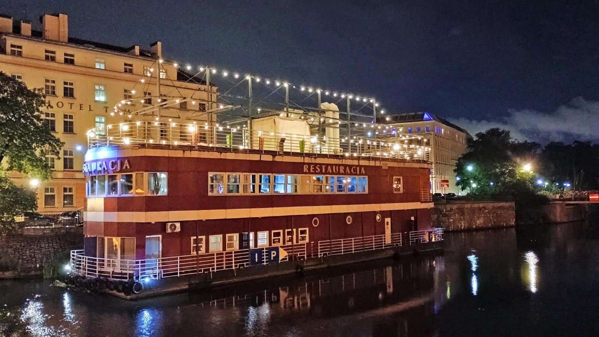 Great Polonia River Boat Apartments Wrocław Exteriör bild