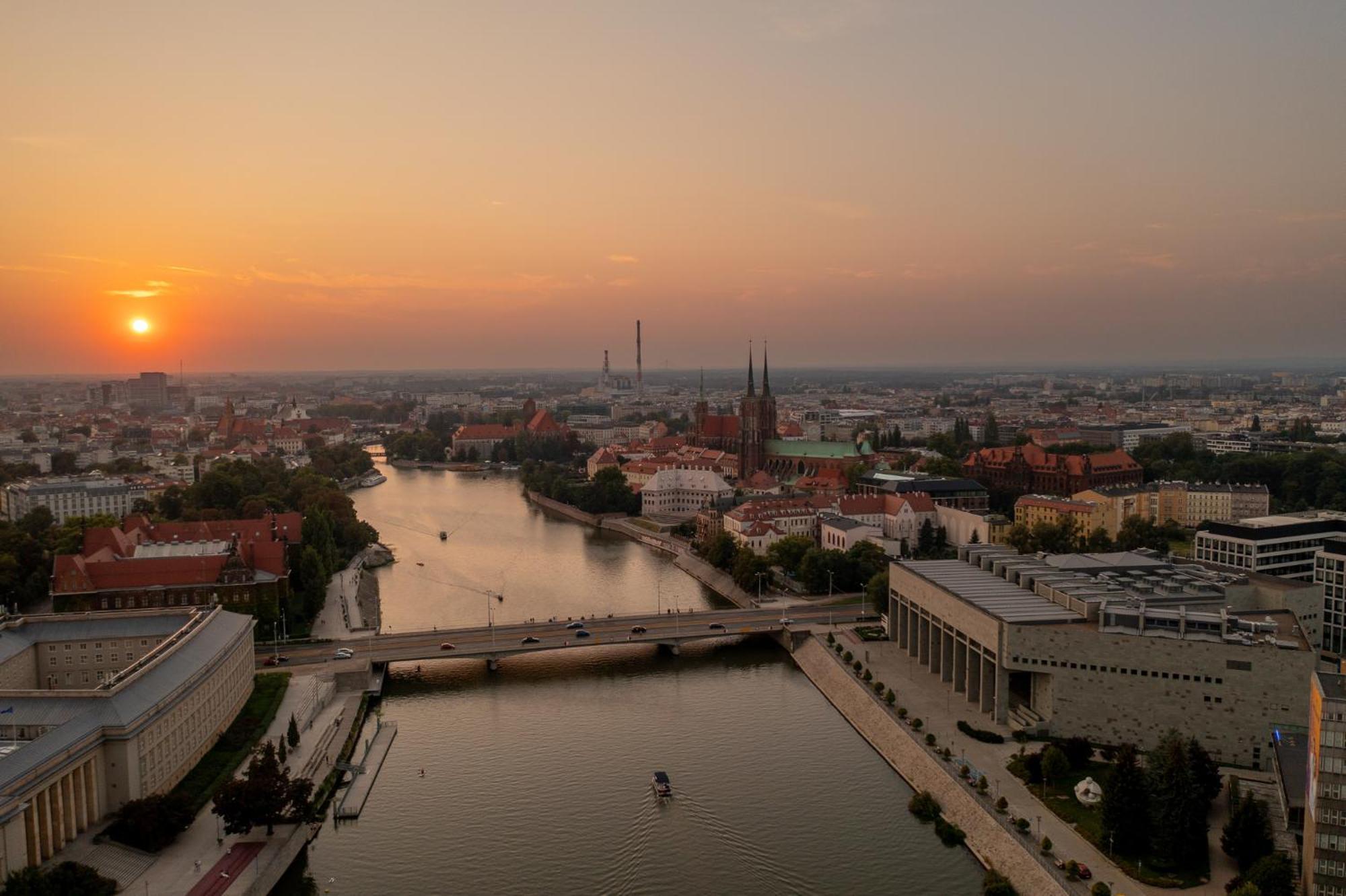 Great Polonia River Boat Apartments Wrocław Exteriör bild